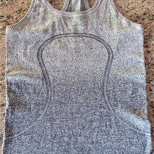 Lulu Lemon Swiftly Gray Racerback Tank Top